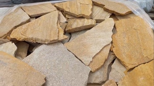 Плитняк златолит жёлтый для цоколя купить в Магаданской области