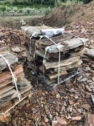 Плитняк кора дерева 50-100мм для пошаговых дорожек купить в Магаданской области