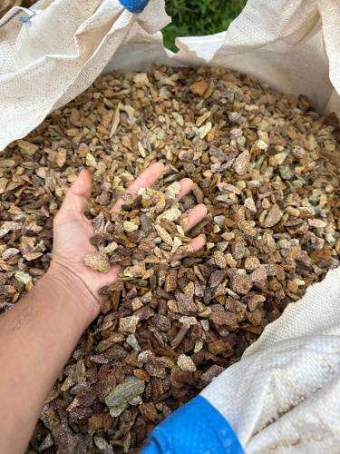 Златолит персиковый декоративная каменная крошка купить в Магаданской области